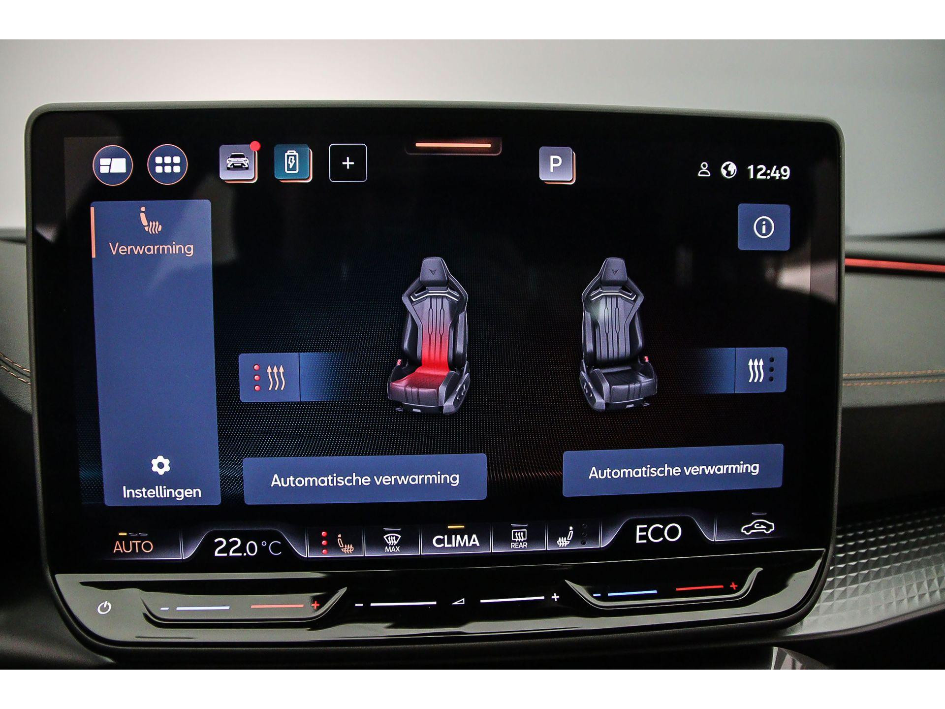 voorstoelen verwarmd