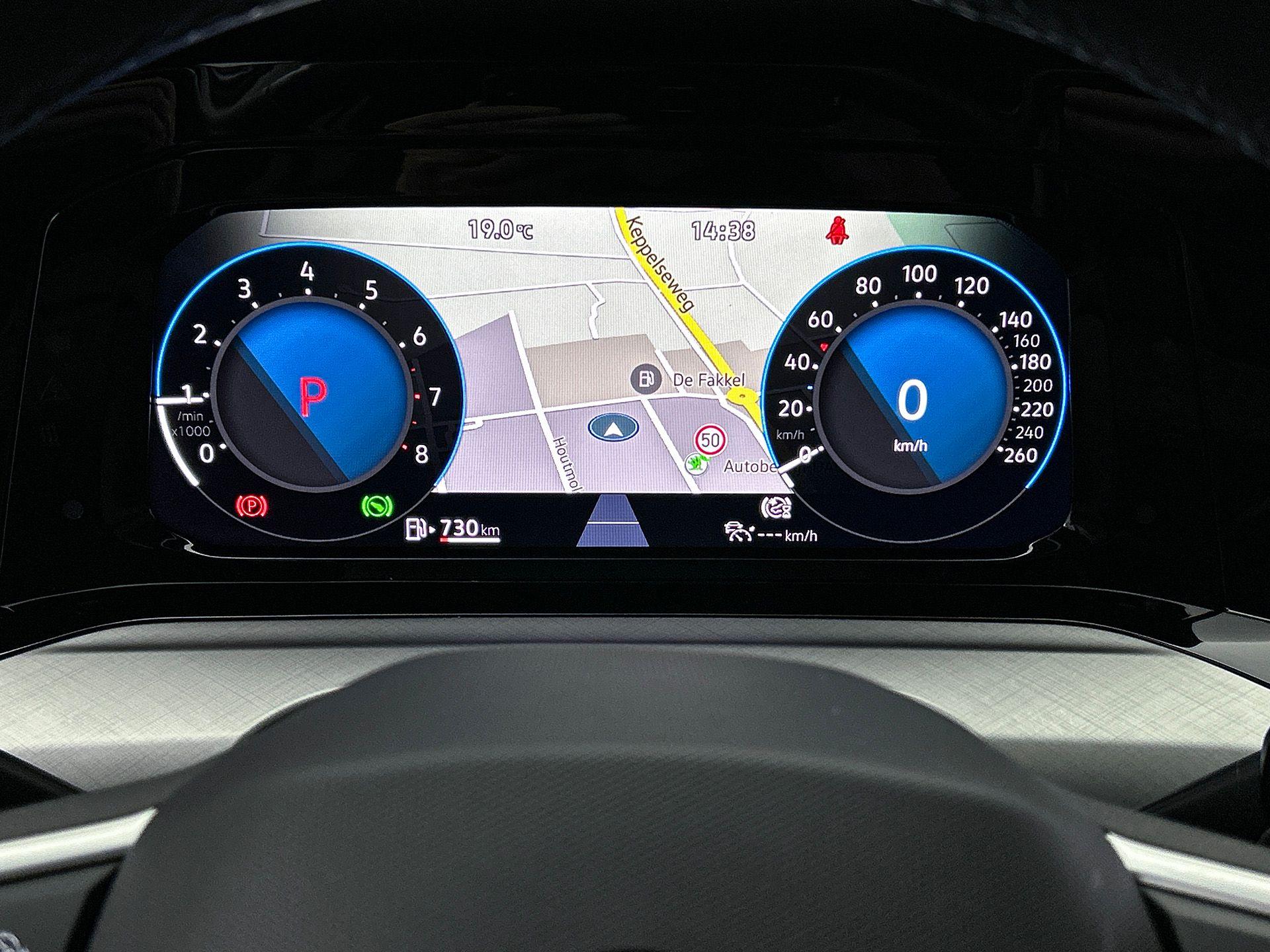 volledig digitaal instrumentenpaneel