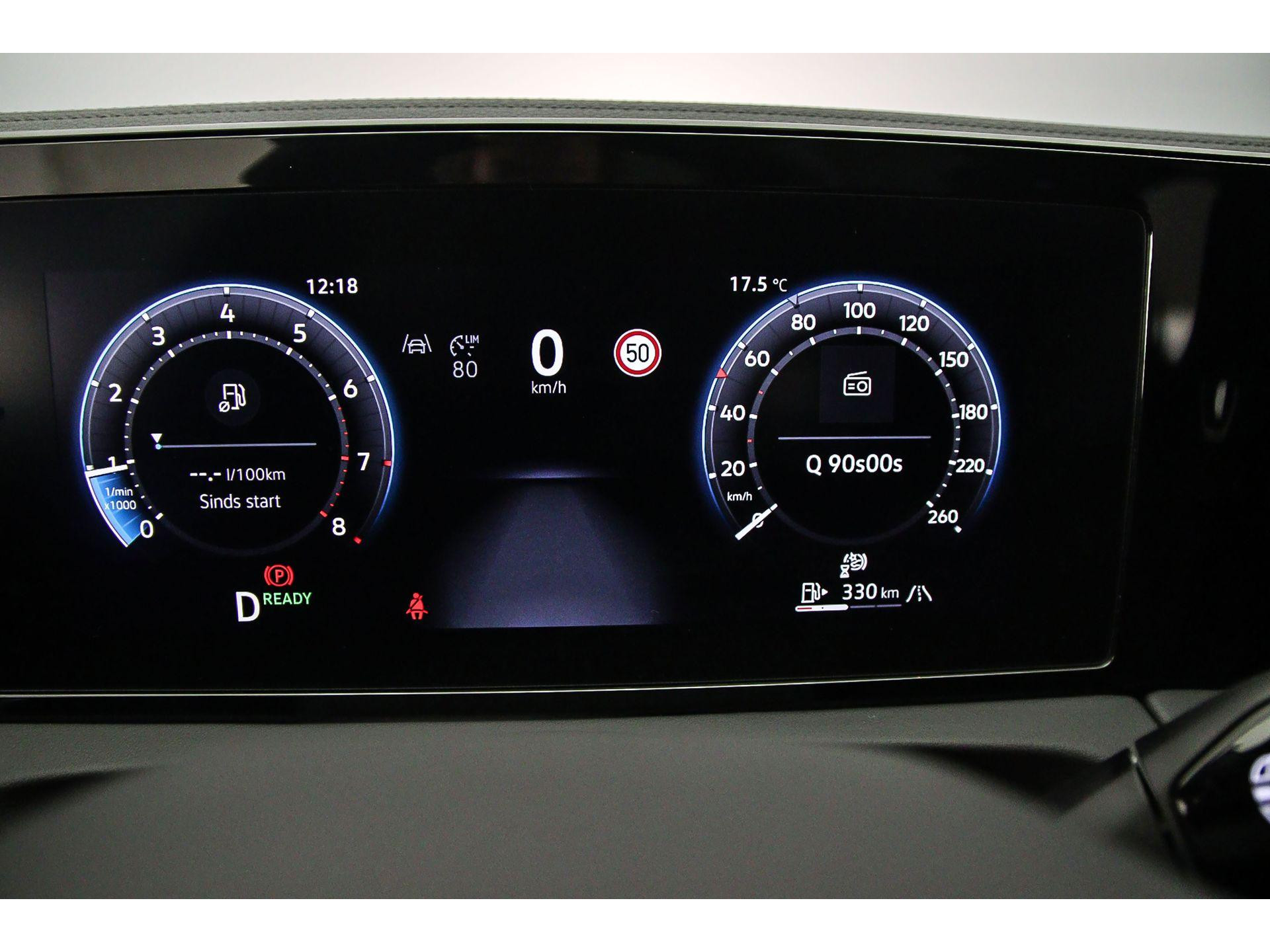 volledig digitaal instrumentenpaneel