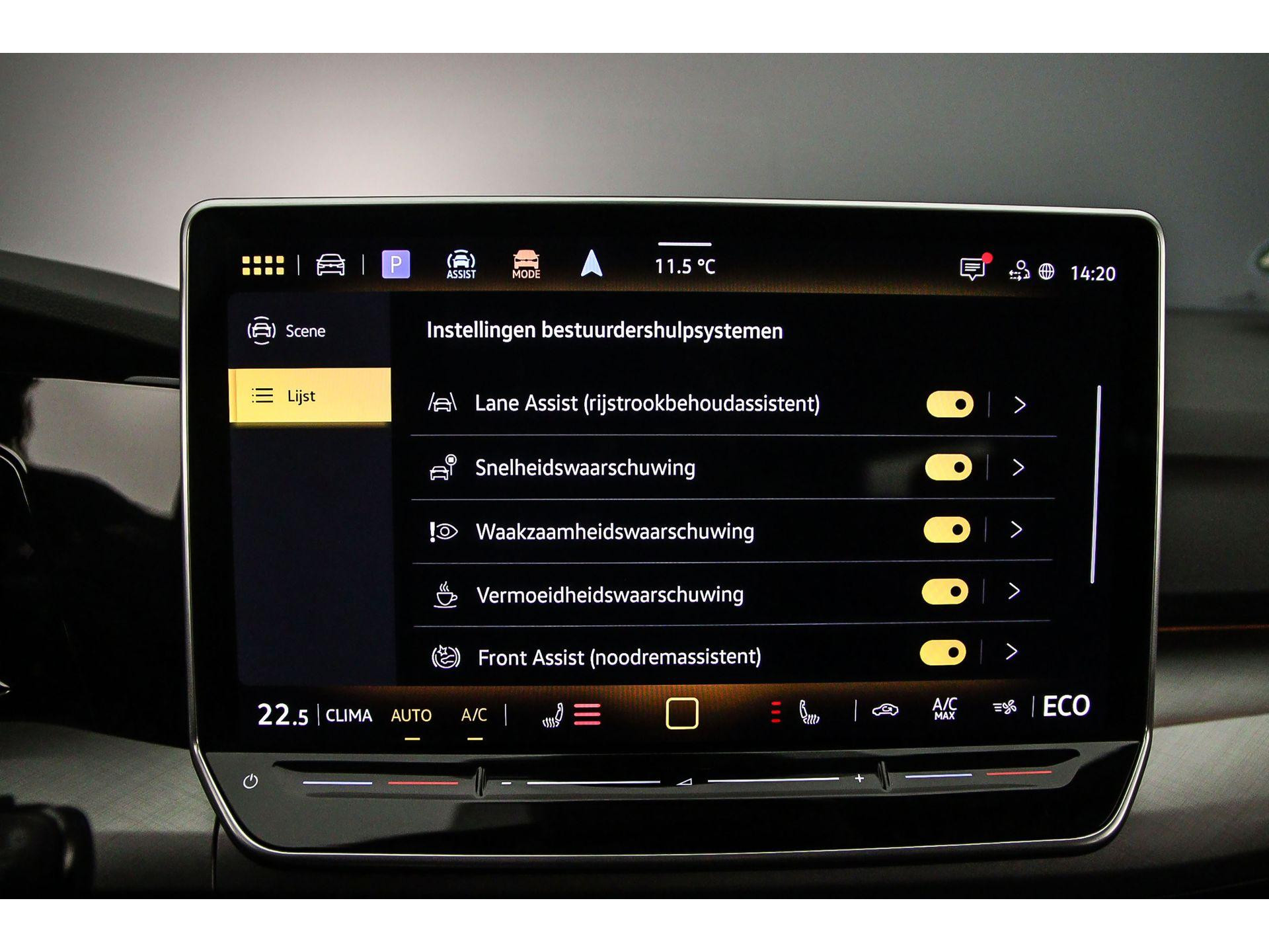 rijstrooksensor met correctie