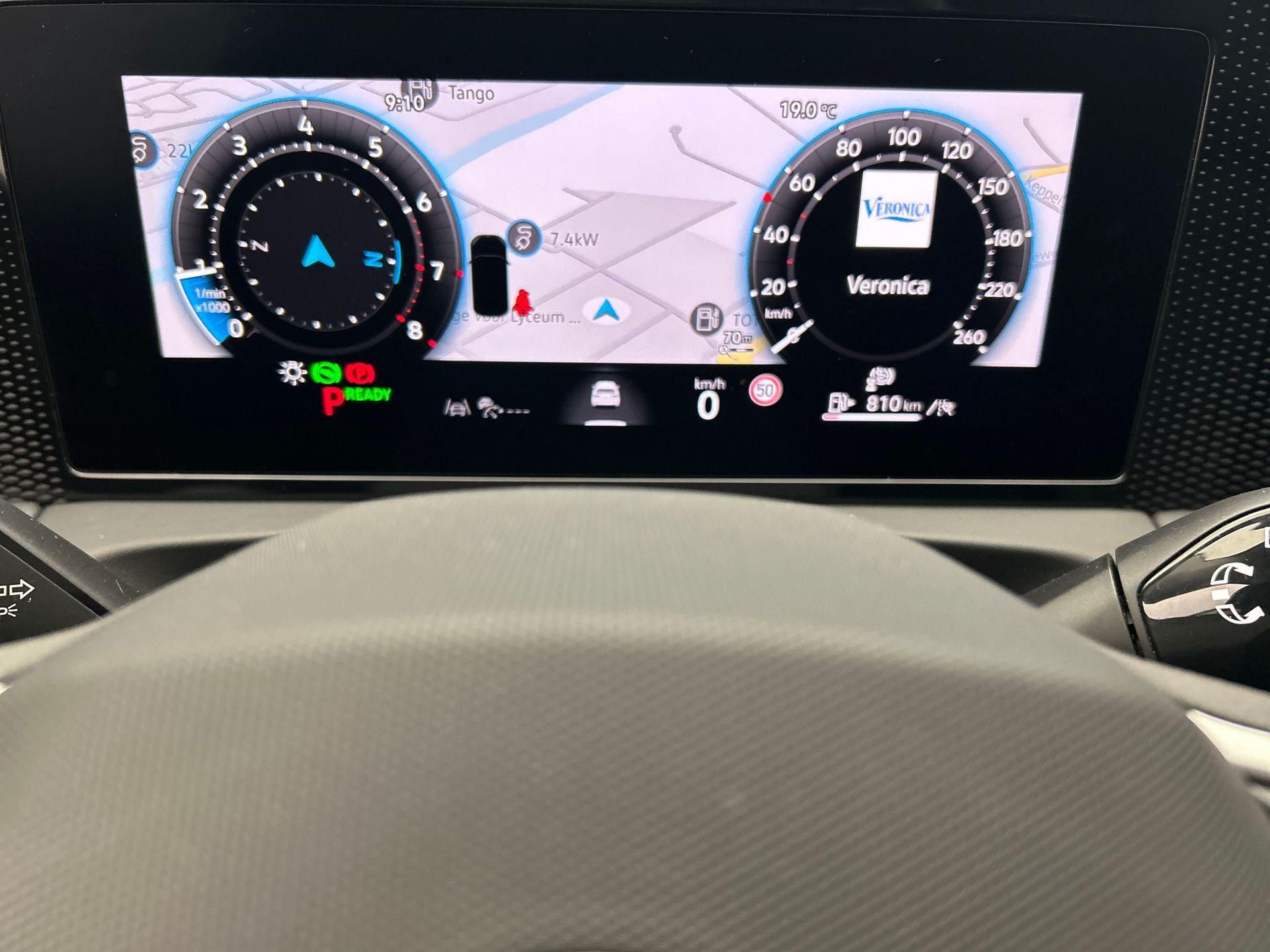 volledig digitaal instrumentenpaneel