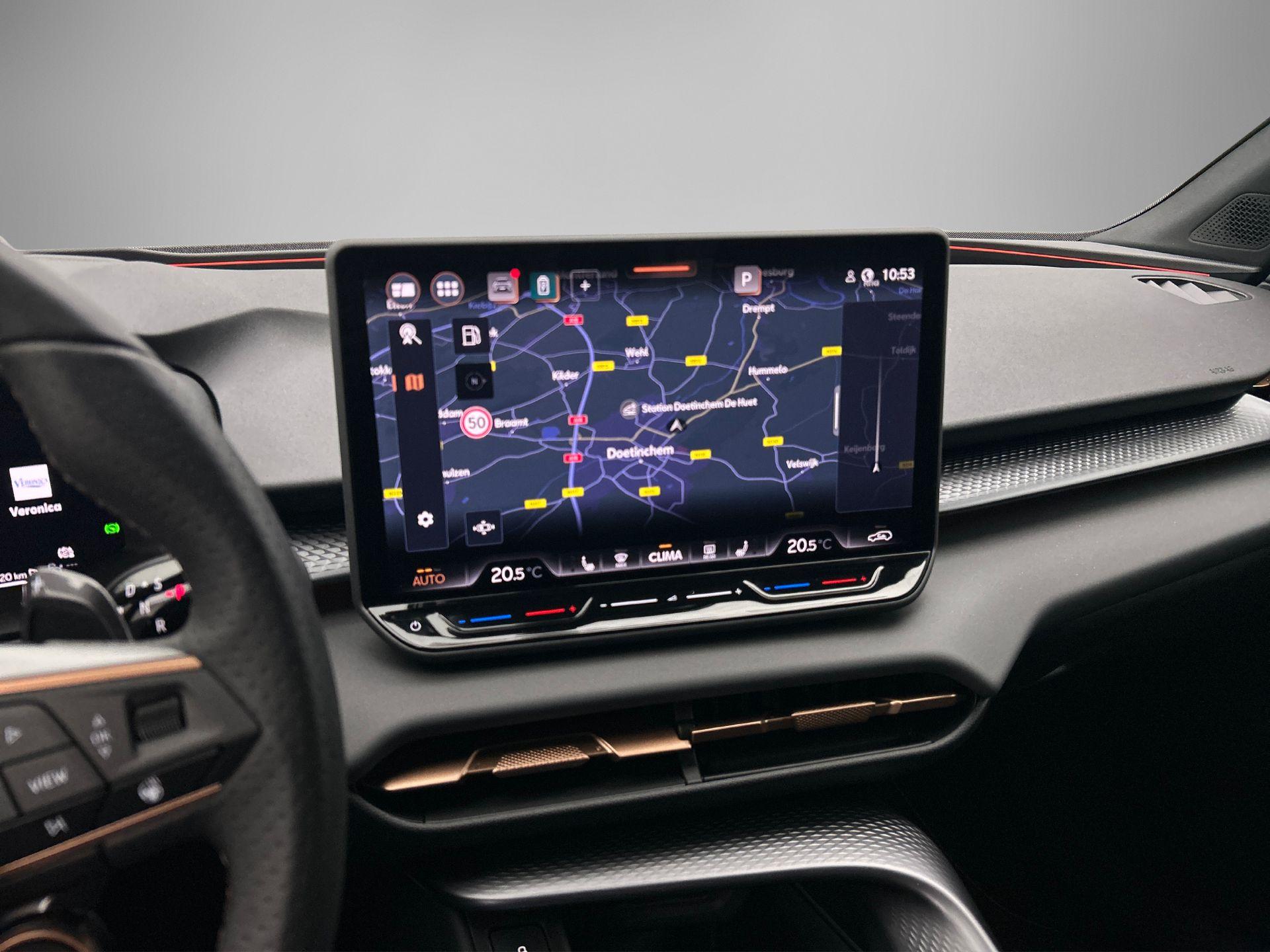 Navigatiesysteem met 12,9 inch  touchscreen