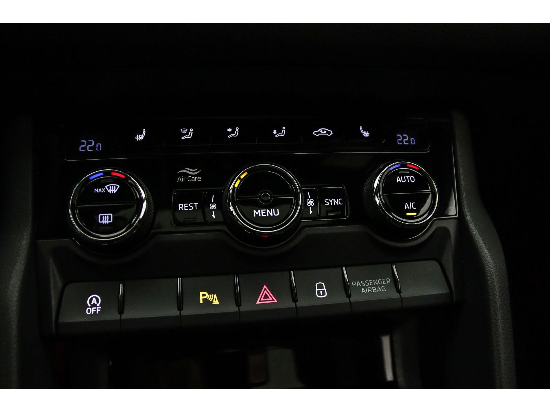 Verwarmbare voorstoelen