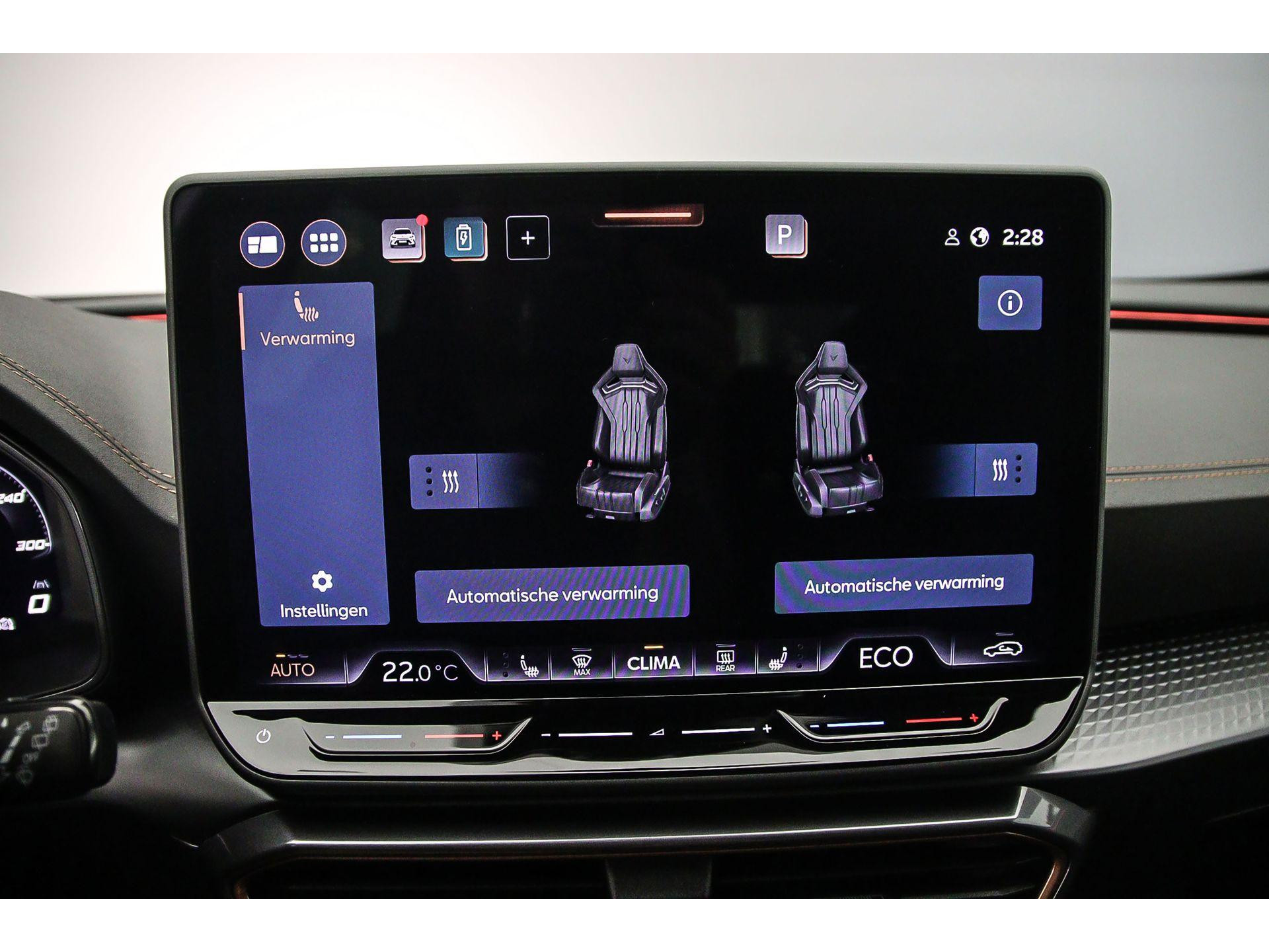 voorstoelen verwarmd