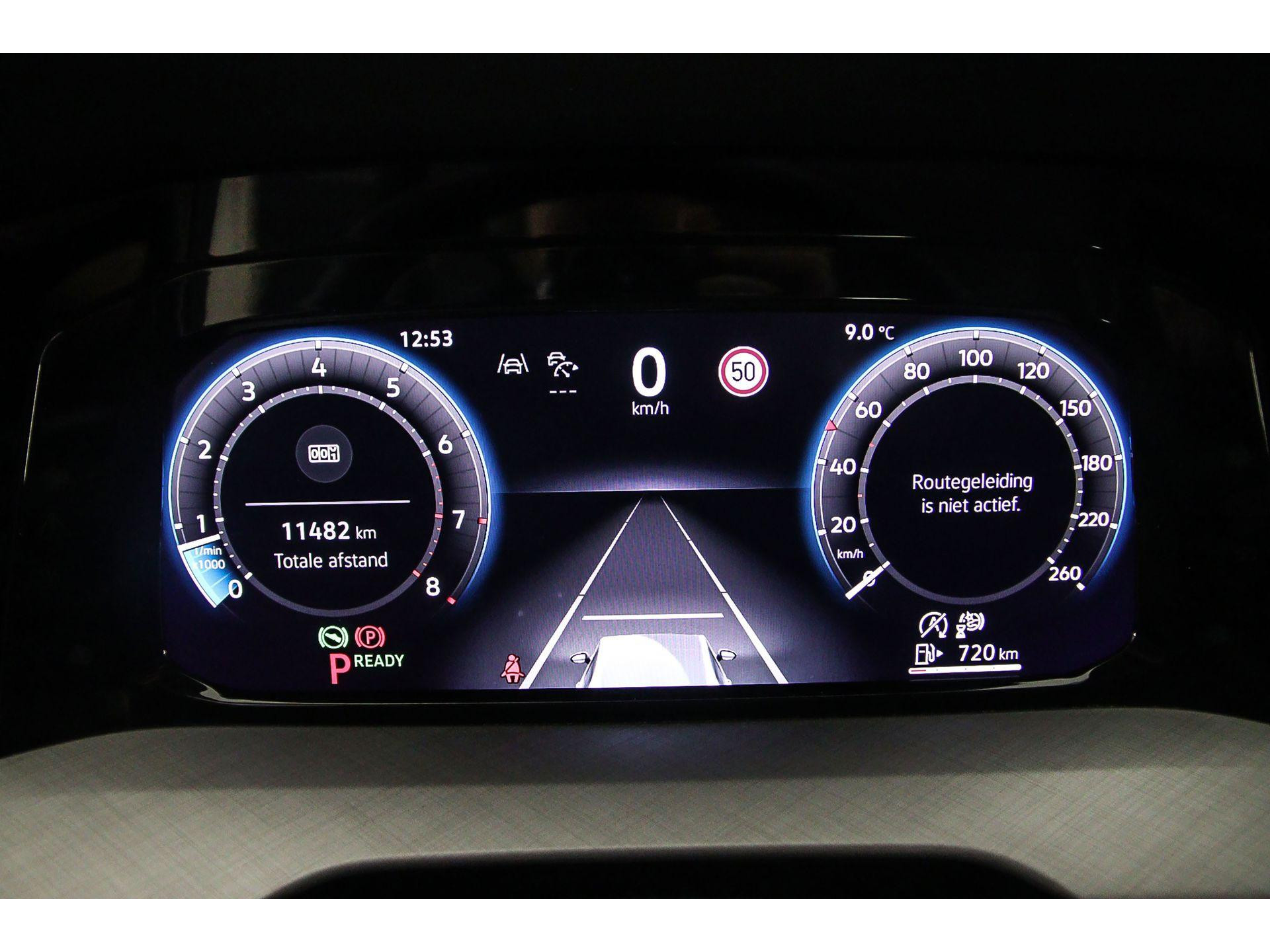 volledig digitaal instrumentenpaneel