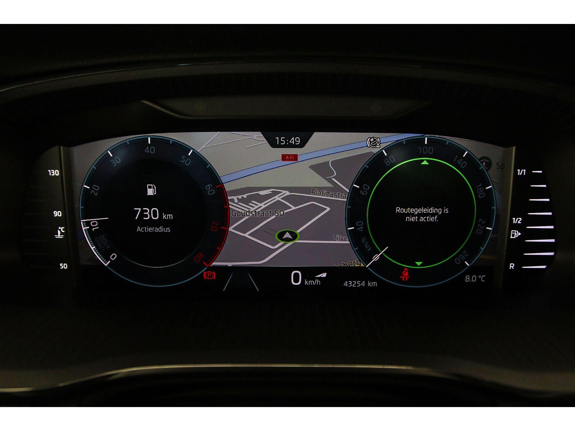 volledig digitaal instrumentenpaneel