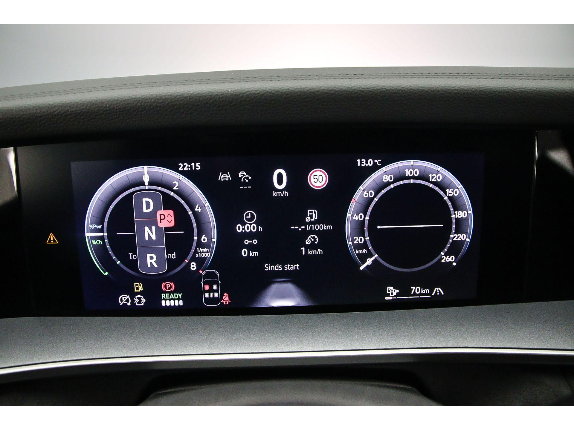 volledig digitaal instrumentenpaneel