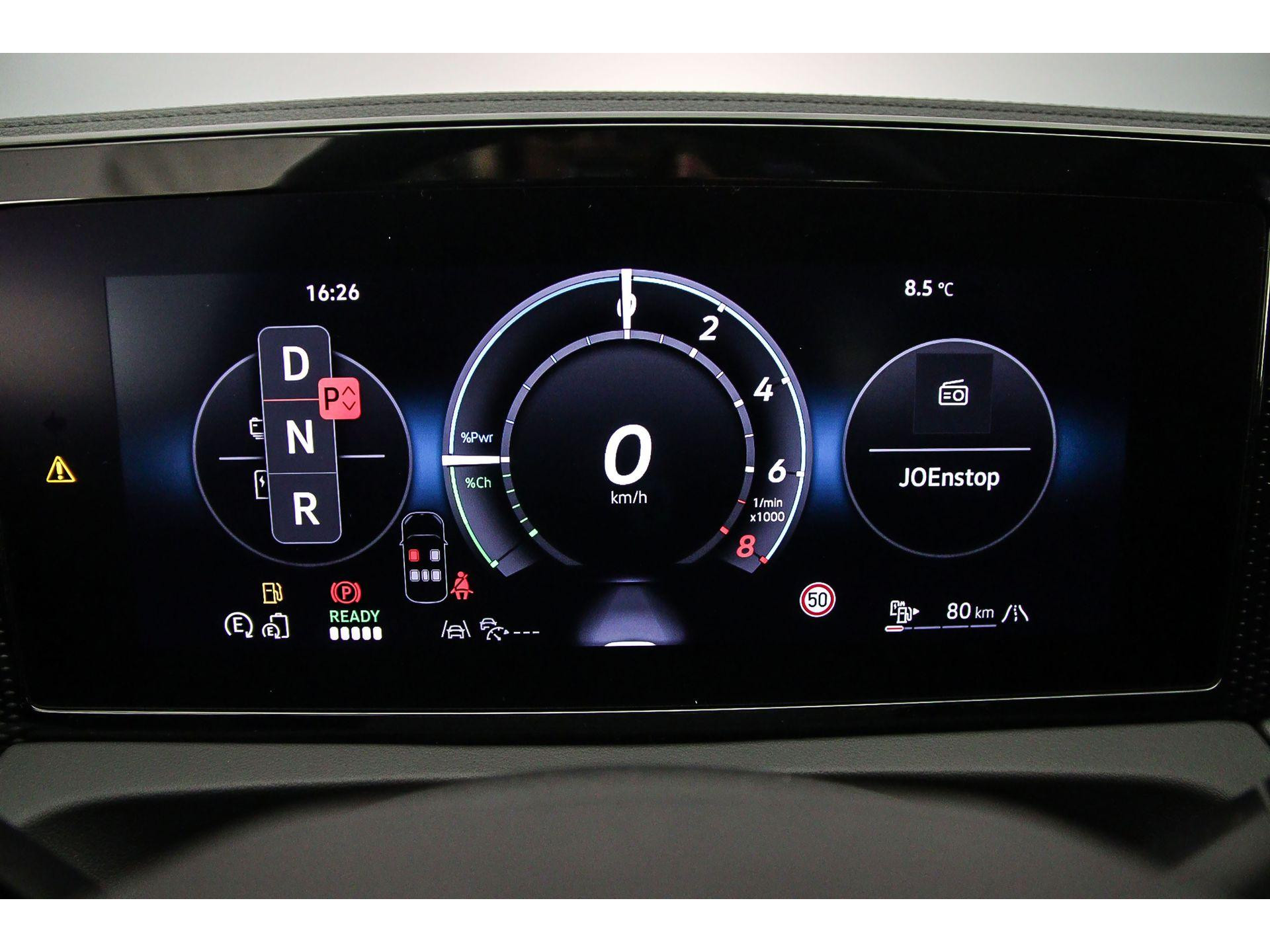 volledig digitaal instrumentenpaneel