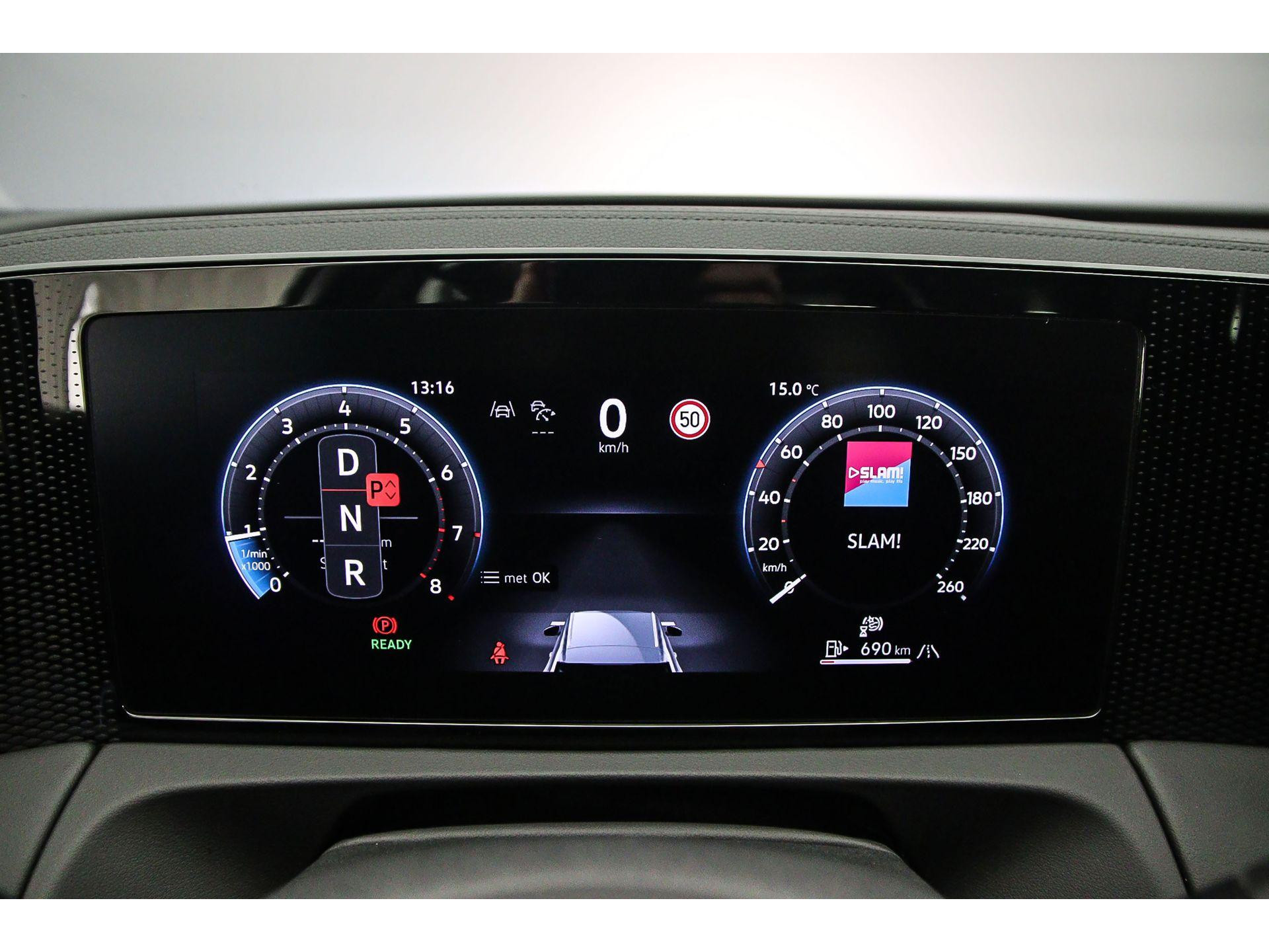 volledig digitaal instrumentenpaneel