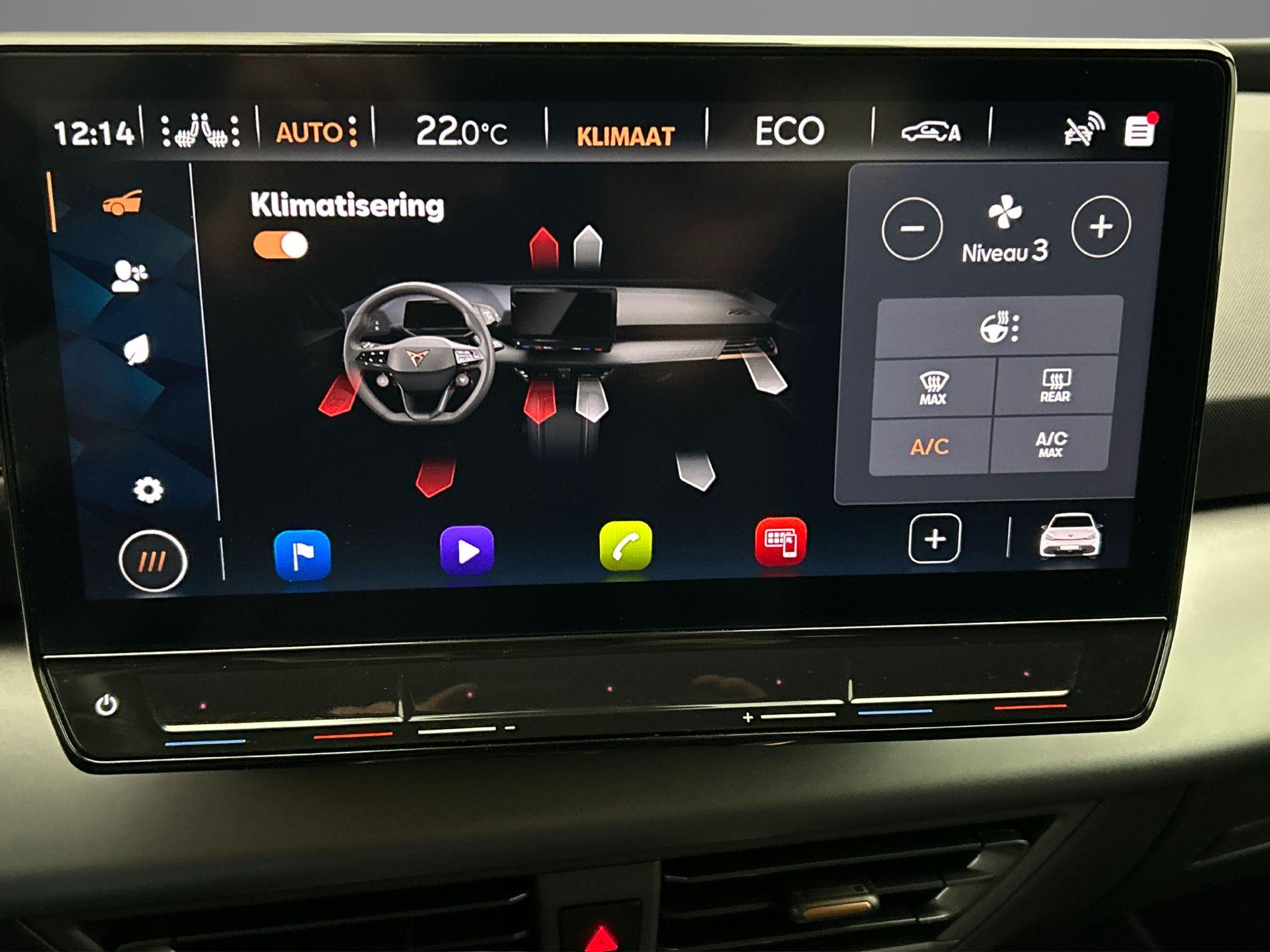 voorstoelen verwarmd