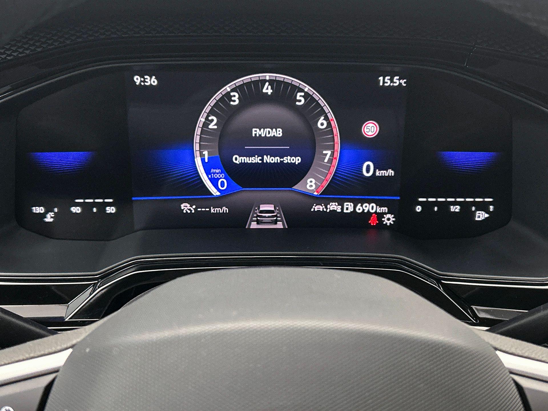 volledig digitaal instrumentenpaneel