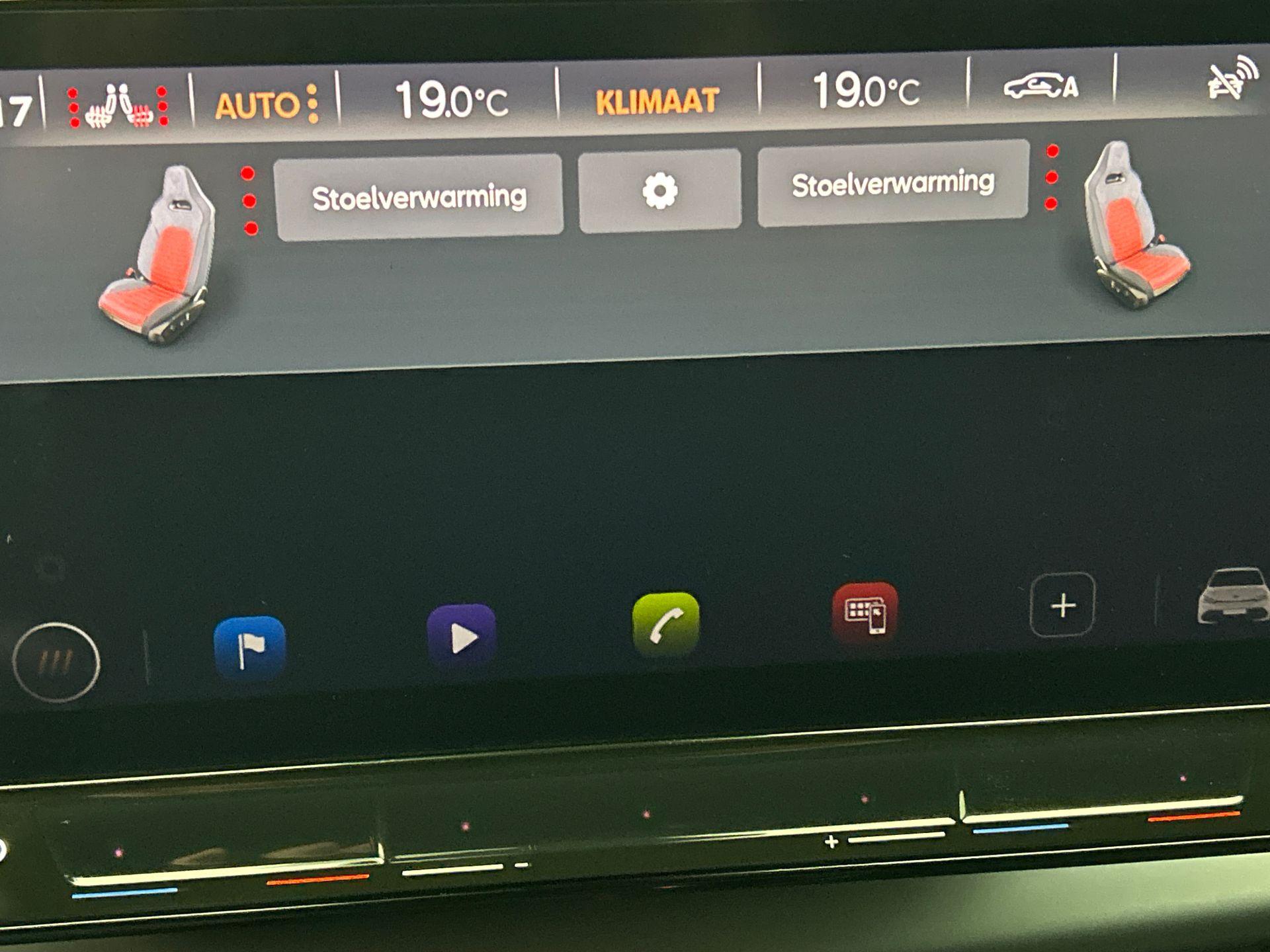 voorstoelen verwarmd