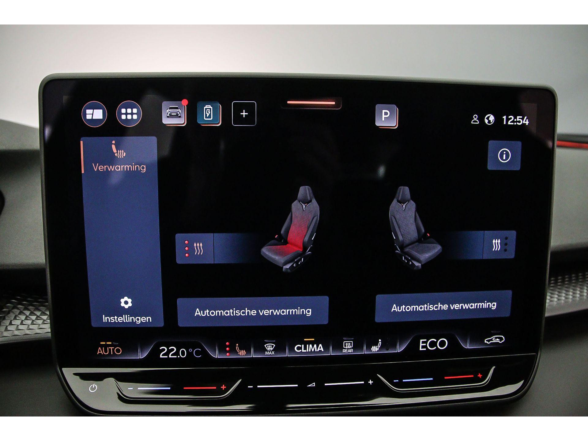 voorstoelen verwarmd