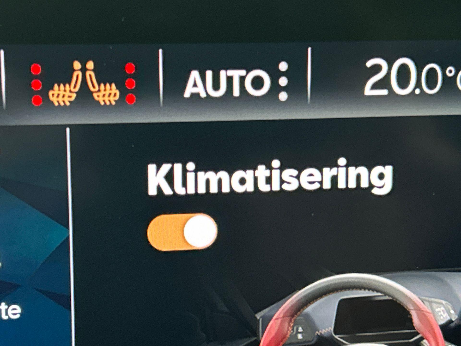 voorstoelen verwarmd