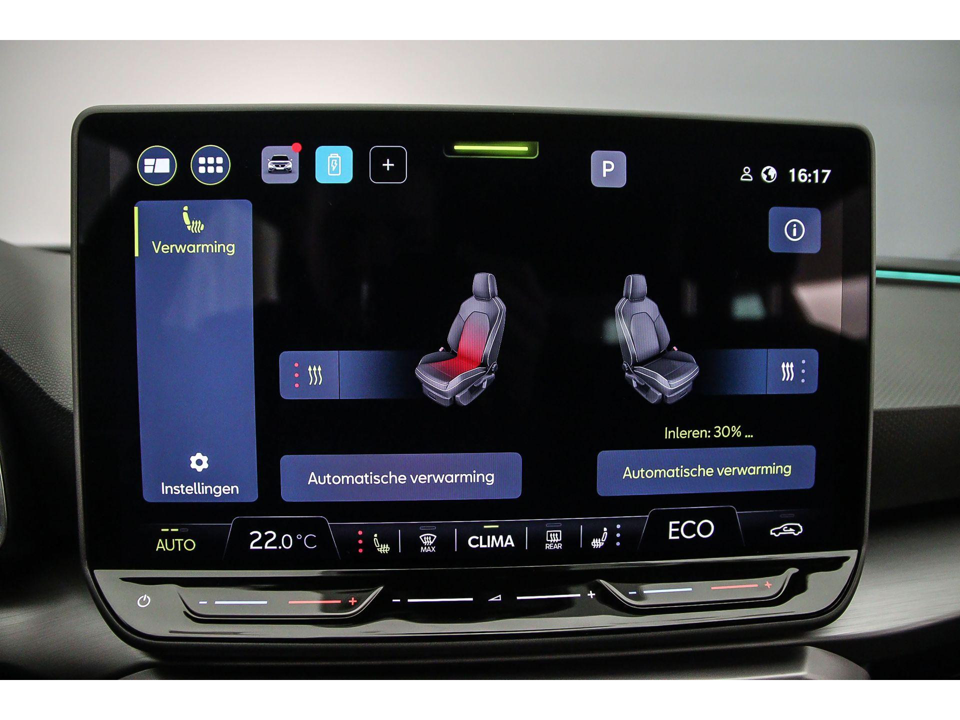 voorstoelen verwarmd