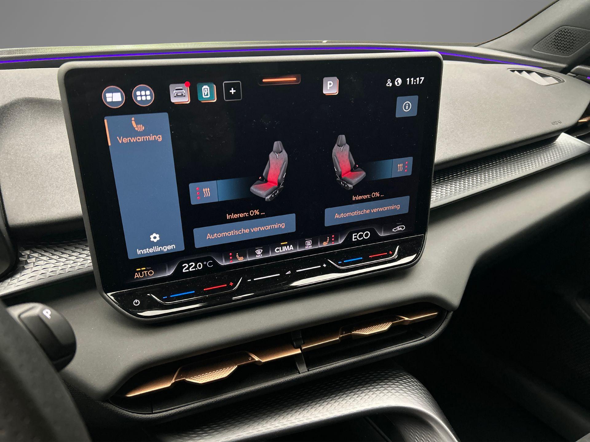 voorstoelen verwarmd