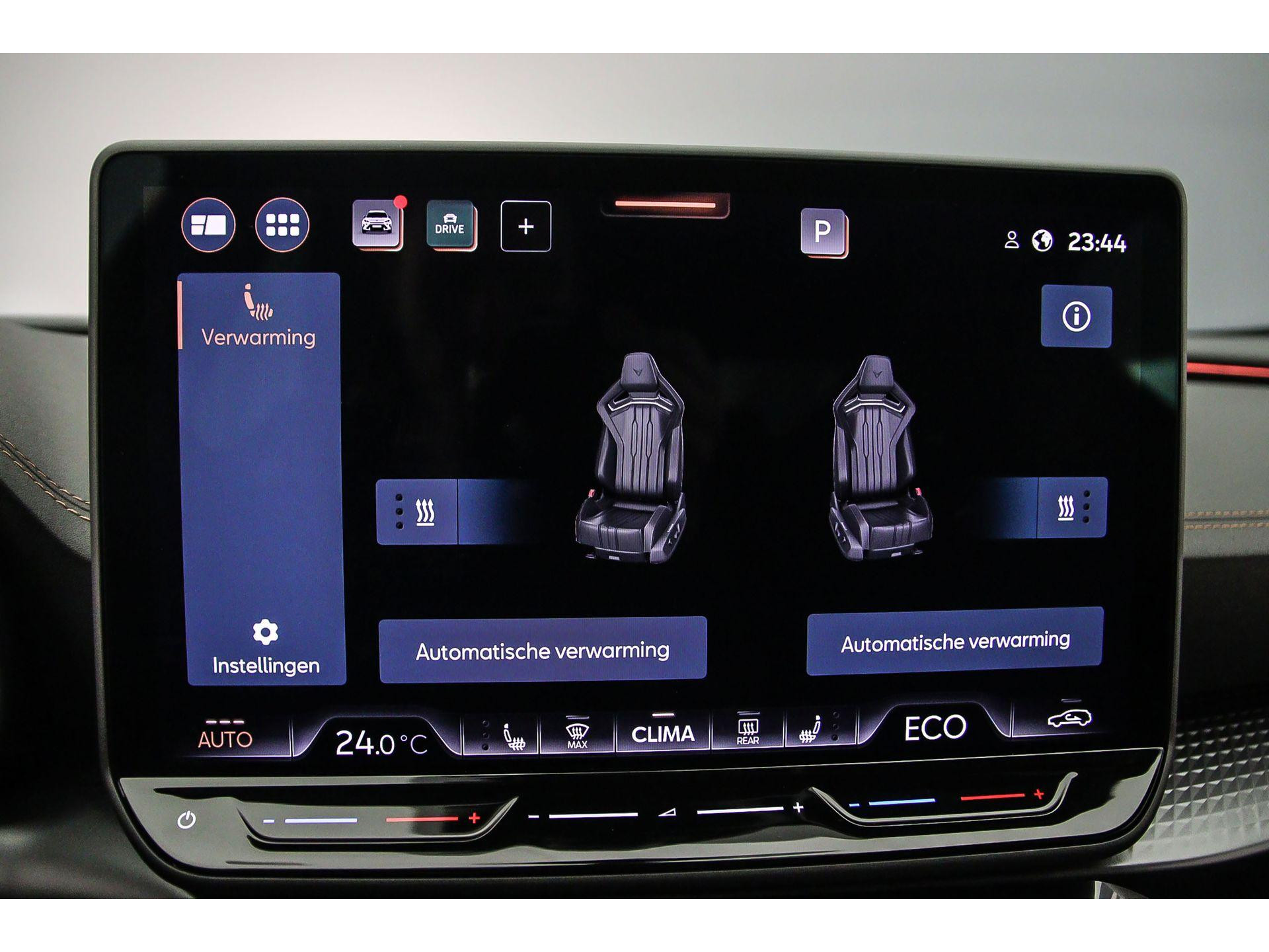 voorstoelen verwarmd