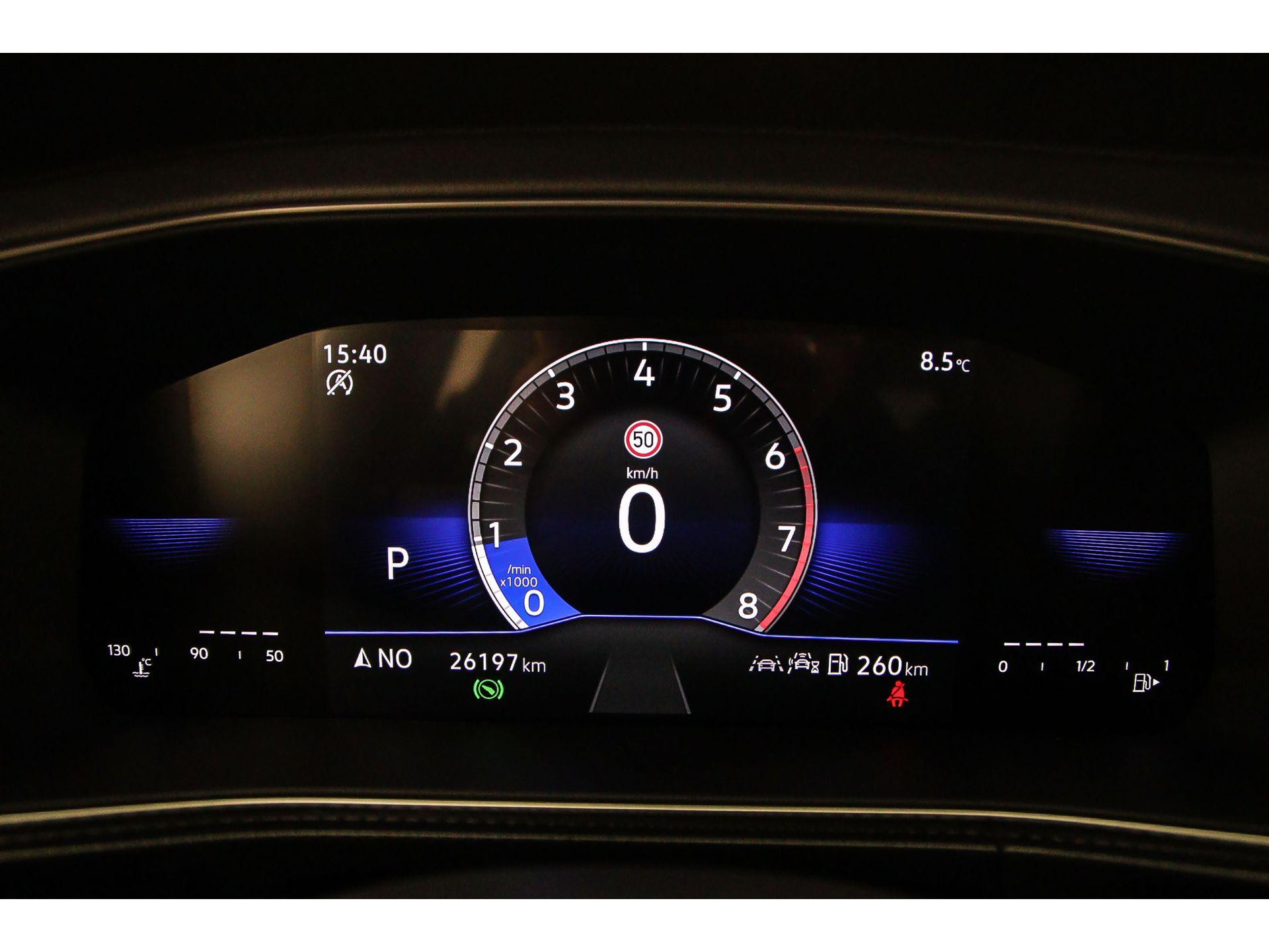 volledig digitaal instrumentenpaneel