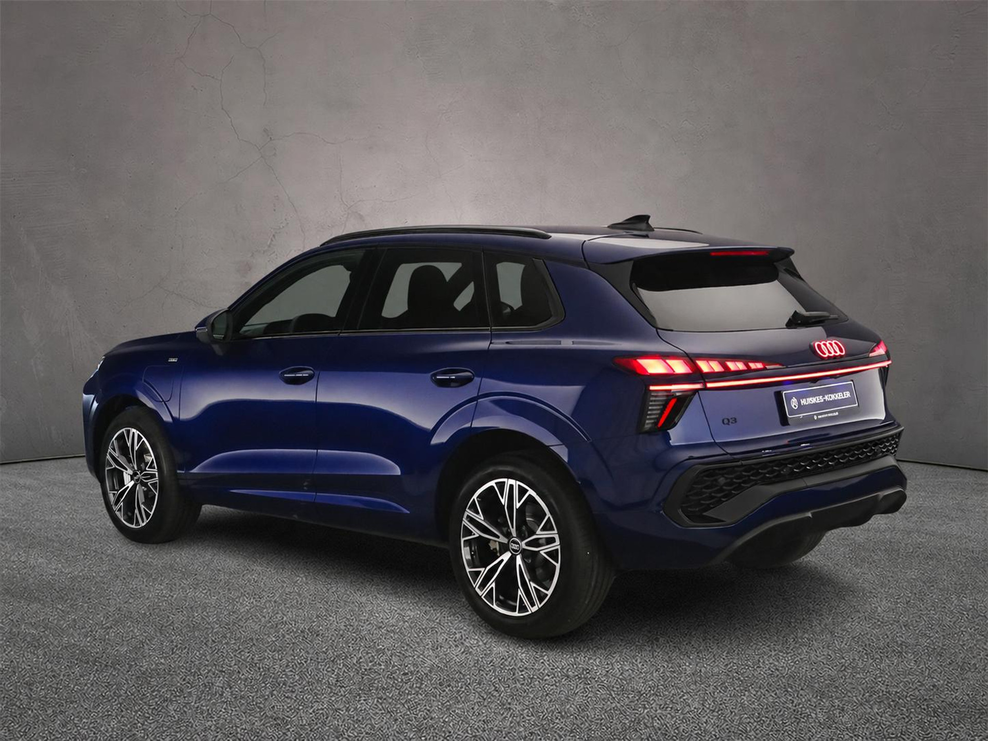 Velgen Audi Sport, 5-dubbelspaak Peak, zwart metallic, glansgedraaid, 8,5 J x 19