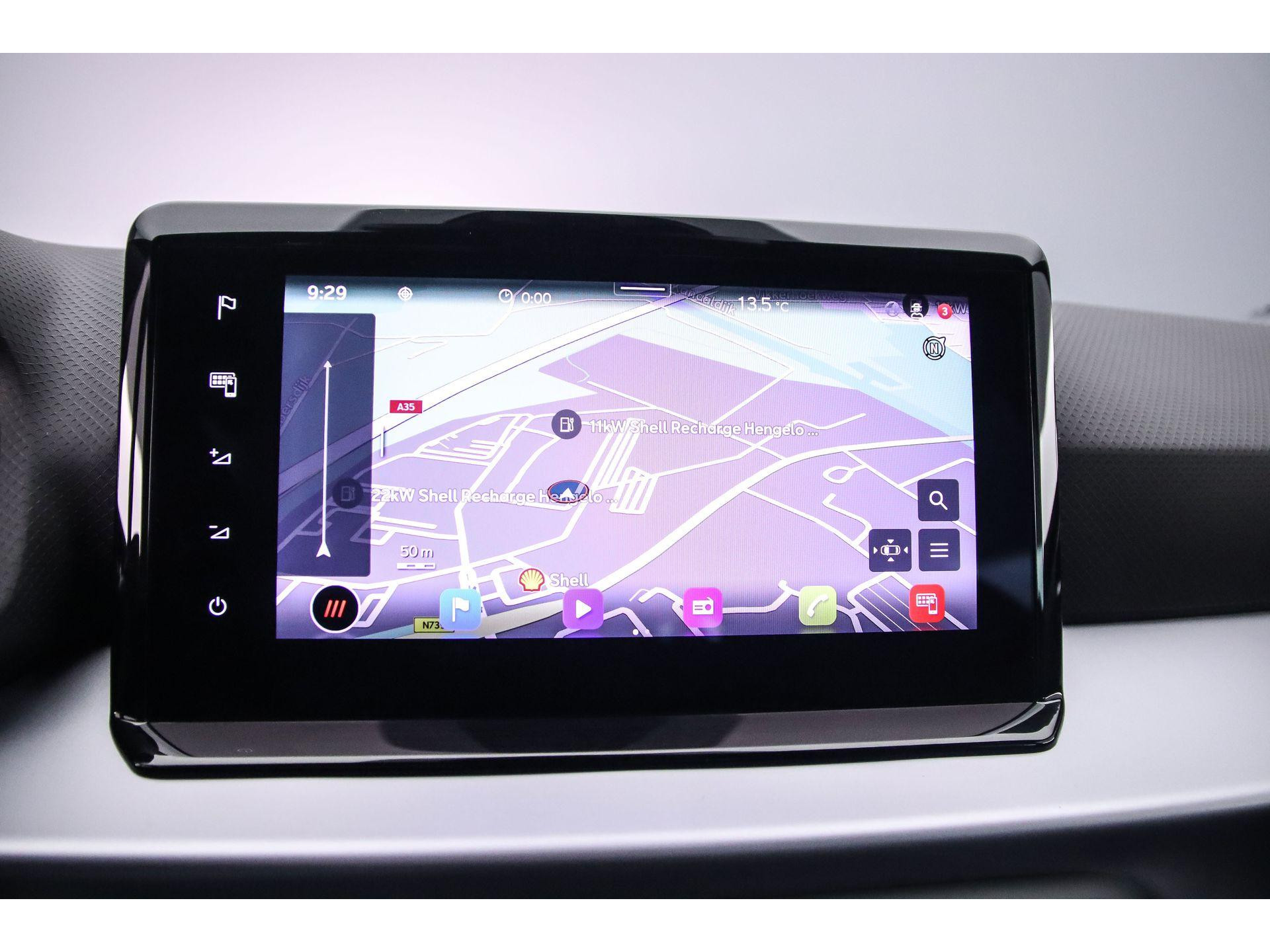 Navigatiesysteem met 9,2 inch touchscreen