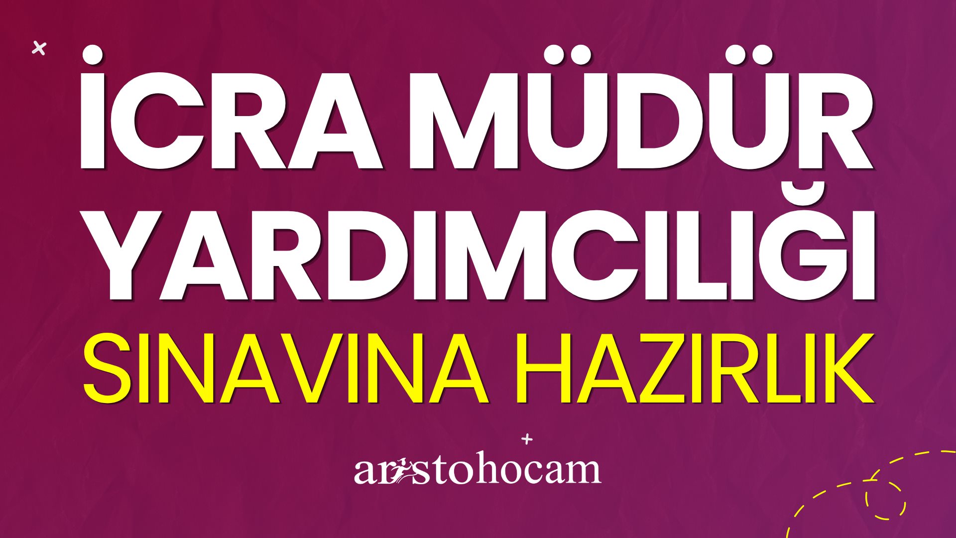 İcra Müdür ve Müdür Yardımcılığı Sınavına Hazırlık 2026 İcra Müdür ve Müdür Yardımcılığı Sınavına Hazırlık 2026