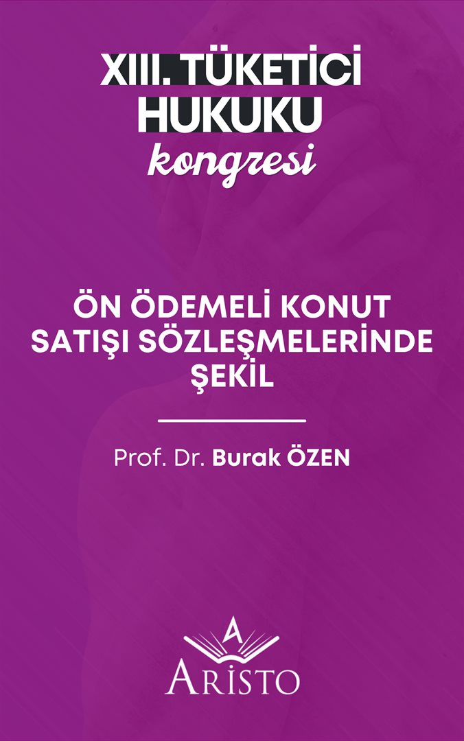 Ön Ödemeli Konut Satışı Sözleşmelerinde Şekil