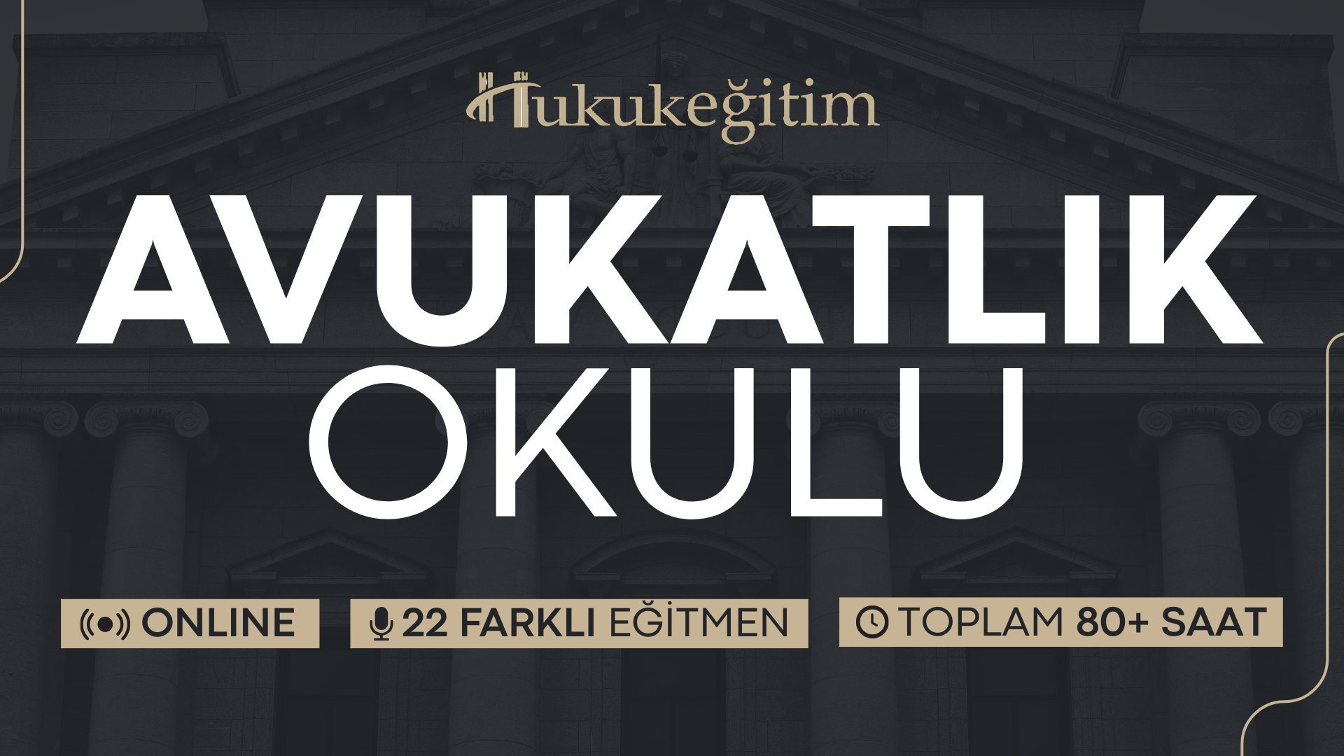 Hukuk Eğitim Avukatlık Okulu Video Paketi | 24 Eğitmen ve 80+ Saat Hukuk Eğitim Avukatlık Okulu Video Paketi | 24 Eğitmen ve 80+ Saat