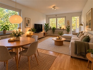 Bild 1. Lägenhet, Hagtornsgatan, Gävle 