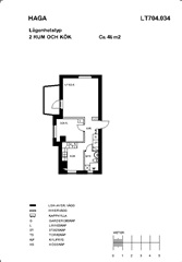 Photo 2. Apartment, Haga Parkgata, Västerås 