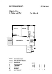 Bild 2. Lägenhet, pettersbergsgatan, Västerås 