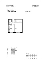 Bild 2. Lägenhet, Vallonvägen, Skultuna 