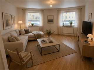 Bild 1. Lägenhet, Jungfrugatan, Katrineholm 