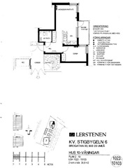 Bild 1. Lägenhet, Brogatan, Umeå 