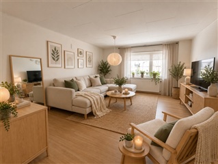 Bild 1. Lägenhet, Jägaregatan, Katrineholm 