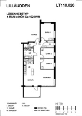 Bild 2. Lägenhet, Fyrbåksvägen, Västerås 