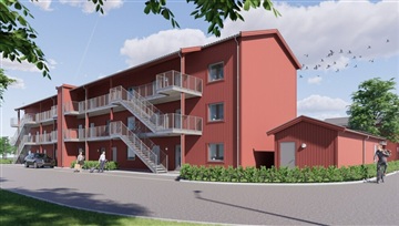 Bild 1. Lägenhet, Svanvägen, Strängnäs 