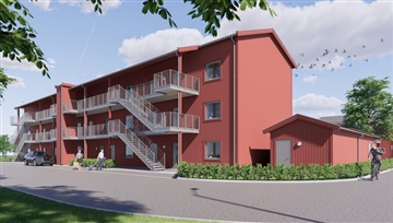 Bild 1. Lägenhet, Svanvägen, Strängnäs 