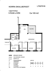 Bild 9. Lägenhet, Karlfeldtsplatsen, Västerås 