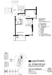 Bild 1. Lägenhet, Brogatan, Umeå 