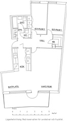 Photo 1. Apartment, kungsmarksvägen, Karlskrona 