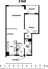 Photo 1. Apartment, Hertsötorget, Luleå 