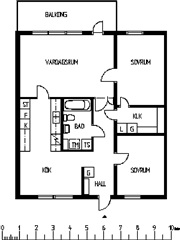 Photo 1. Apartment, professorsvägen, Luleå 