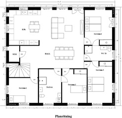 Bild 1. Hus/villa, , Stockholm 