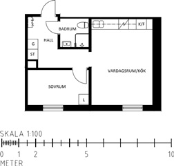 Photo 1. Apartment, Väderleden, Luleå 