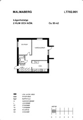 Bild 3. Lägenhet, Hemdalsvägen, Västerås 