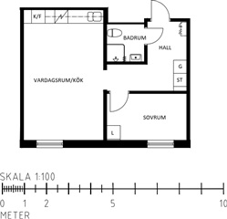 Photo 1. Apartment, Väderleden, Luleå 