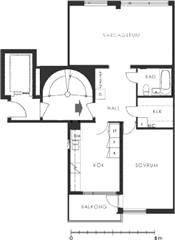 Photo 1. Apartment, repslagargatan, Luleå 