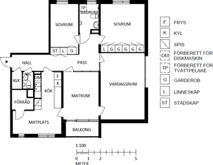 Photo 1. Apartment, Mjölkuddsvägen, Luleå 