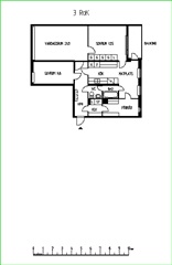 Bild 1. Lägenhet, Mjölkuddsvägen, Luleå 