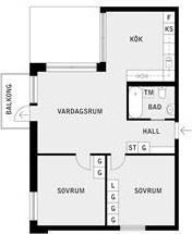 Photo 1. Apartment, Storvretsvägen, Tumba 